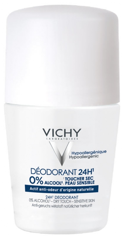 [3337871322595] Vichy 24H Dry Touch Deodorant for Sensitive Skin – 50ml
