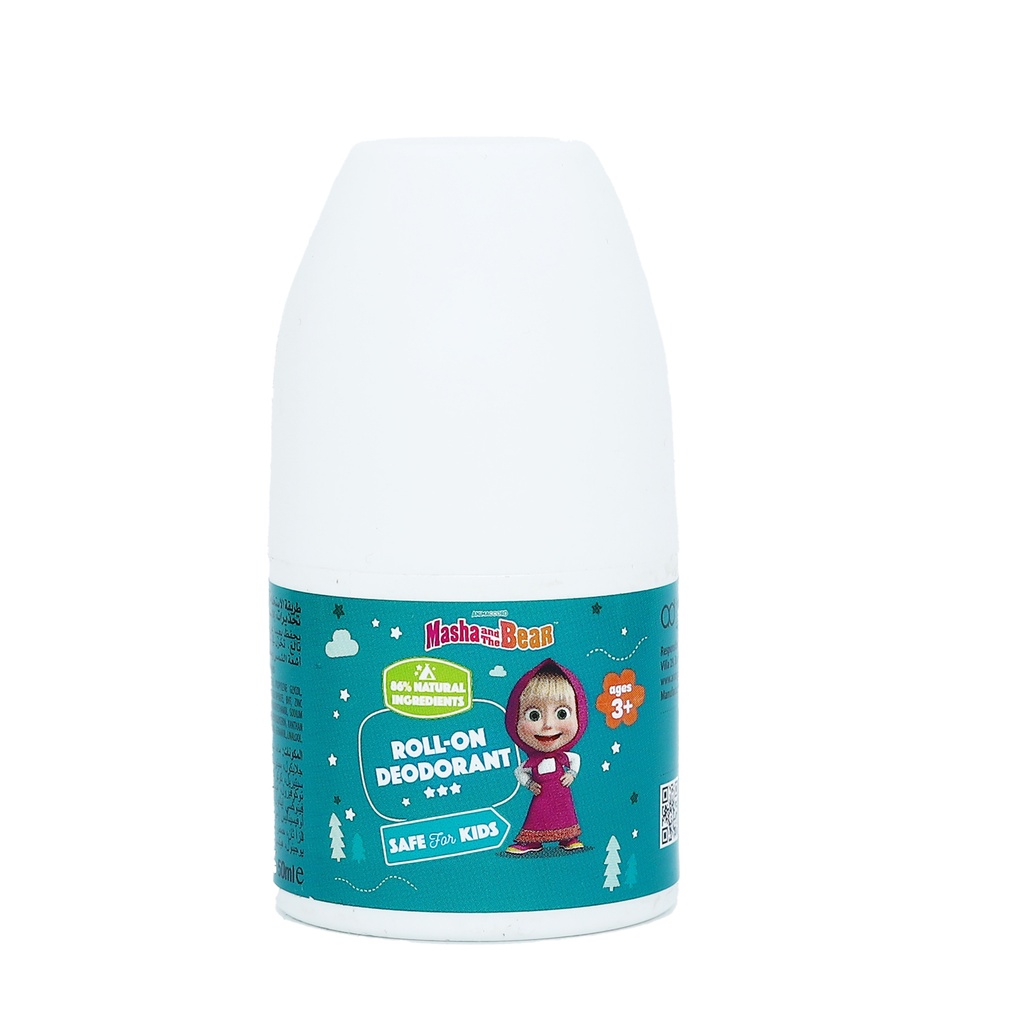 Fab Lab Nickelodeon Children’s Aluminum-Free Deodorant - Multiple Character Options - ماشا والدب
