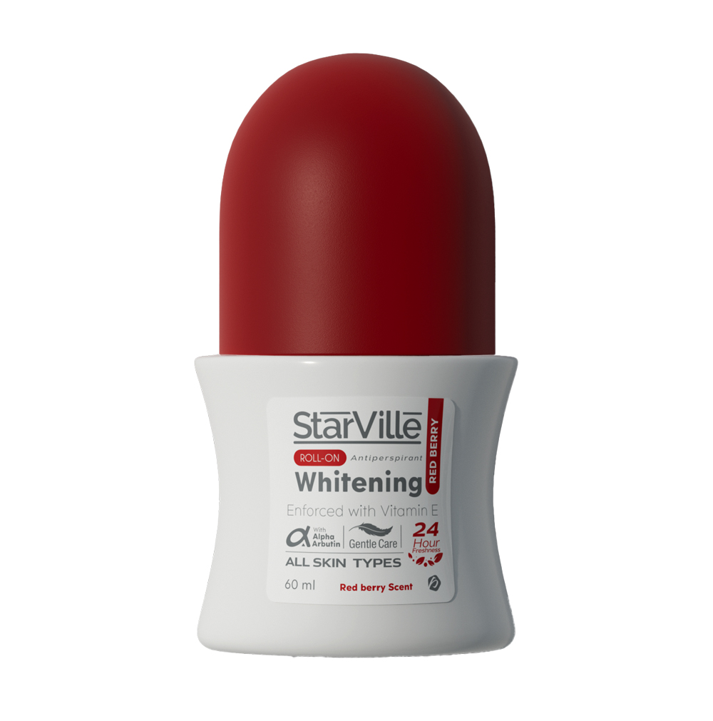 [6224010337763] Starville Whitening Roll-On Deodorant with Red Berries Scent 60 ml