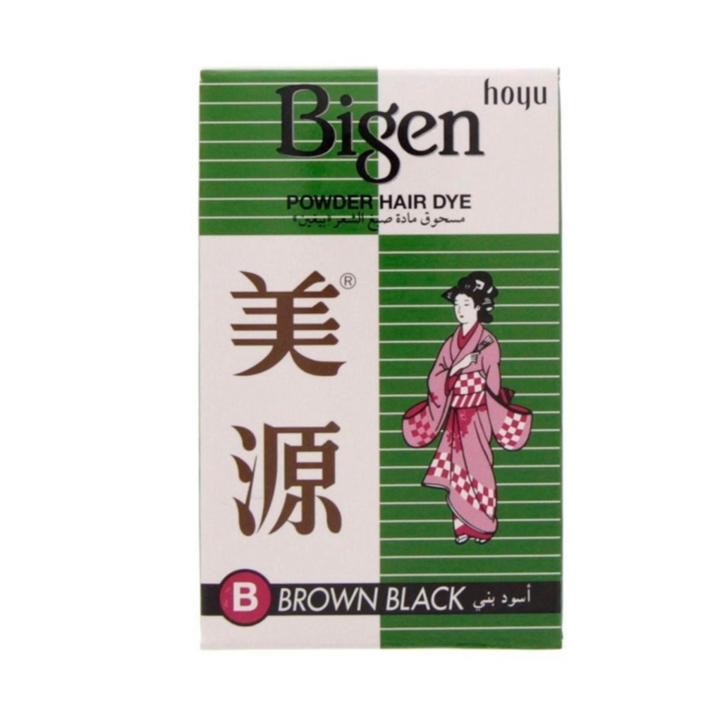 [4987205000027] Bigen Powder Hair Dye (Permanent Powder Color) - Black