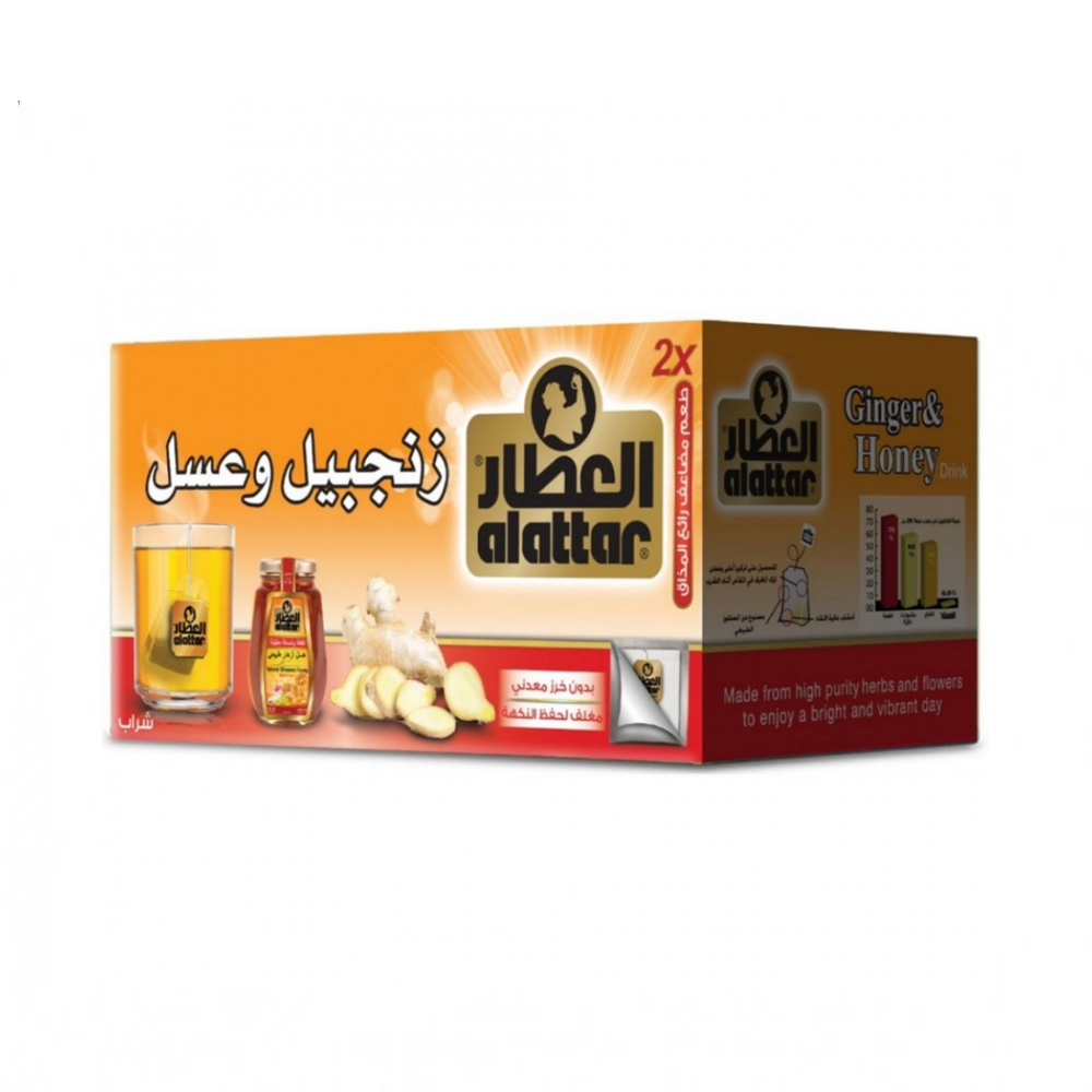 [6212900009739] Ginger & Honey Drink – Al Attar (20 Sachets)