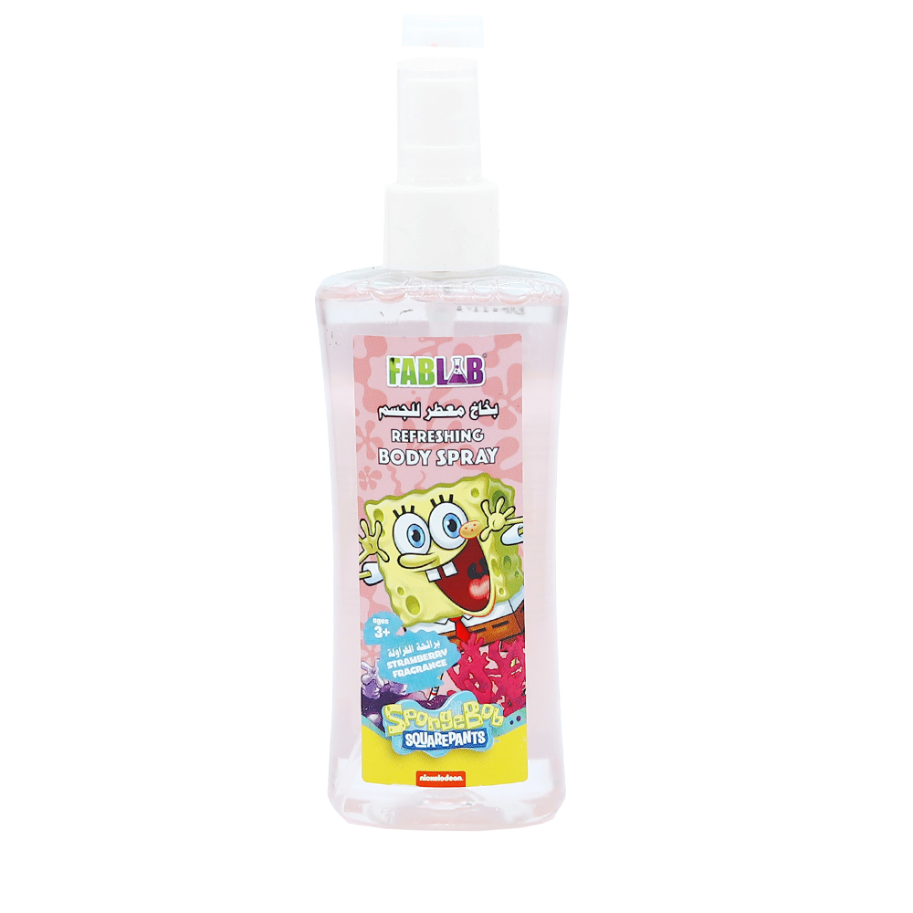 [6224002283092] Fab Lab Gentle Refreshing Children’s Body Mist - Multiple Character Options - سبونج بوب