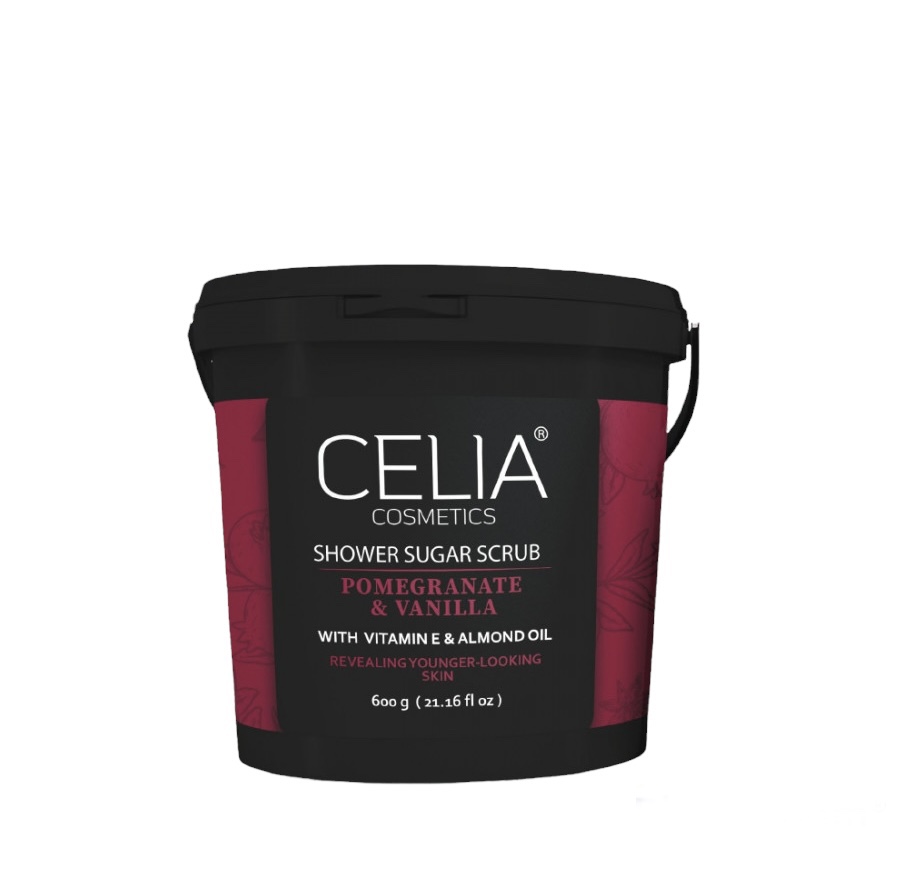 [6253504709786] Celia Pomegranate & Vanilla Foaming Sugar Scrub (600 g)