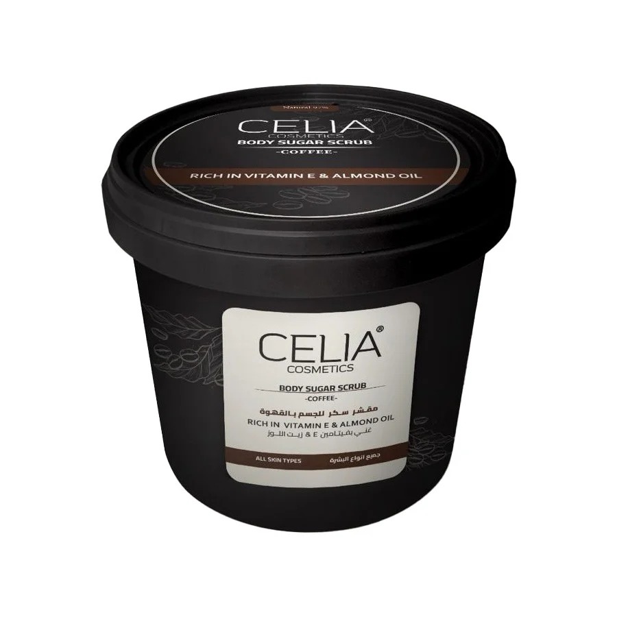 [6254000696389] Celia Coffee & Almond Oil Sugar Scrub – 500 g
