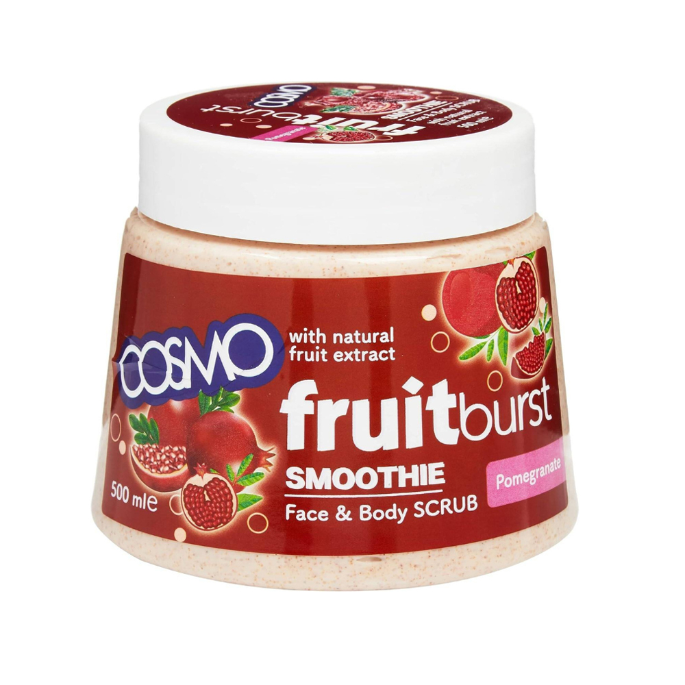 [6294015113457] Cosmo Soft & Shine Pomegranate Face & Body Scrub – 500 ml