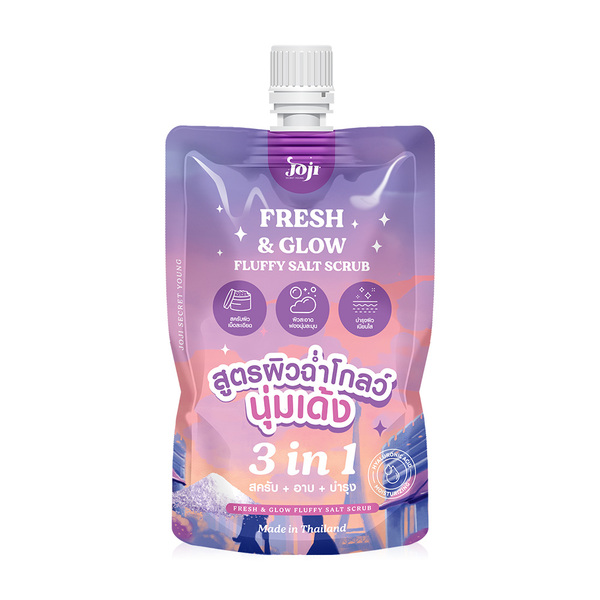 [8859690407659] Joji Secret Fluffy Fresh & Glow Salt Scrub – 350 g