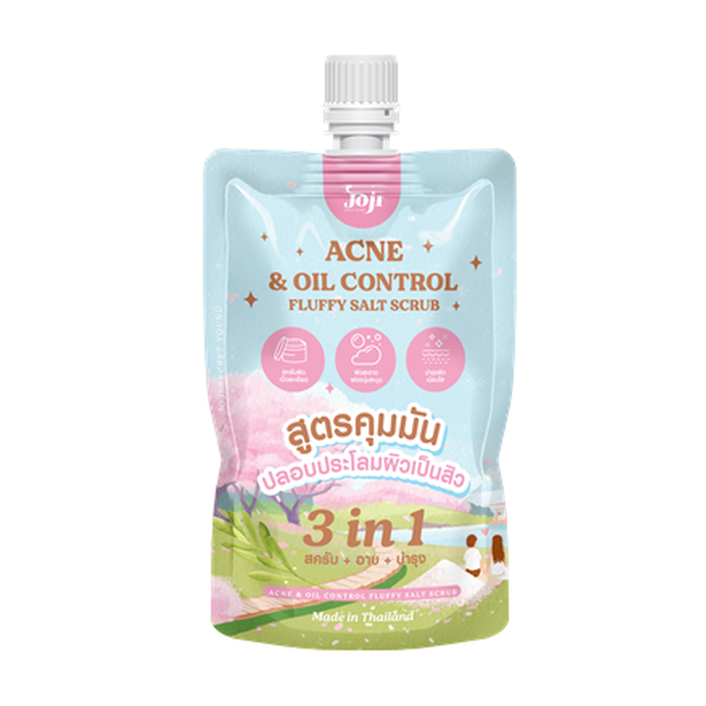[8859690407673] Joji Secret Fluffy Acne & Oil Control Salt Scrub – 350 g