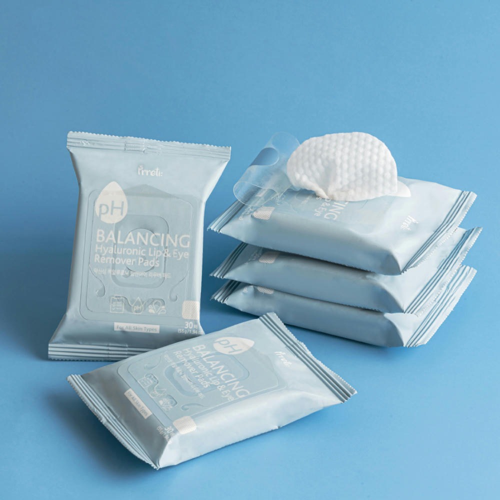 [8809738324011] Pretty Hyaluronic Acid Makeup Remover Wipes for Lips & Under Eyes – 30 Sheets