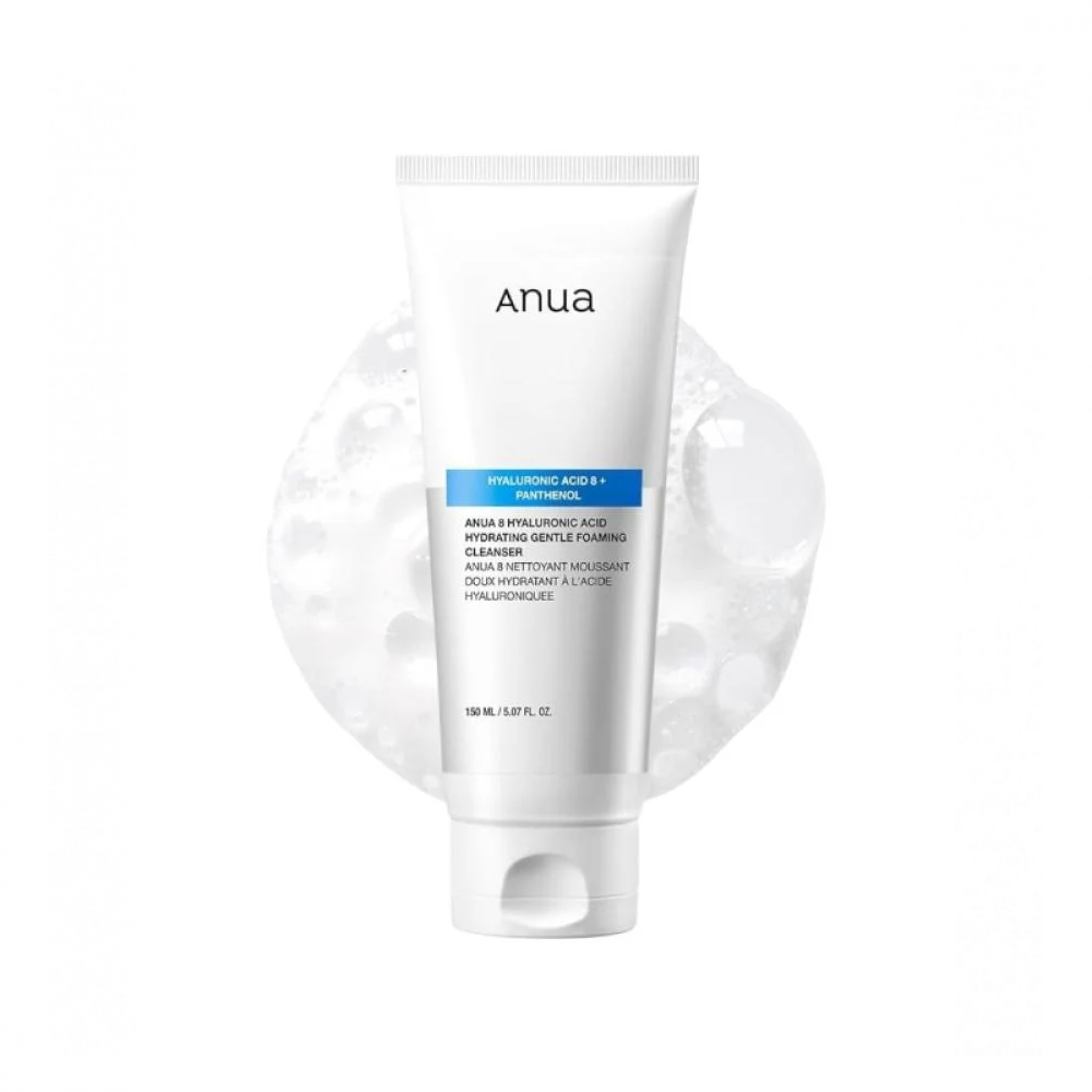 [8809640735561] Anua Gentle Foaming Cleanser with Hyaluronic Acid – 150 ml