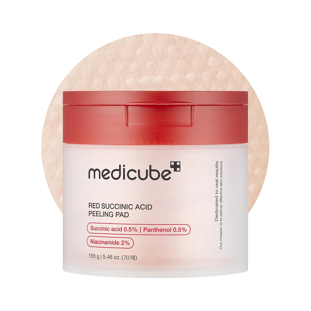 [8809960356170] Medicube Red Succinic Acid Peeling Pads – 155 g