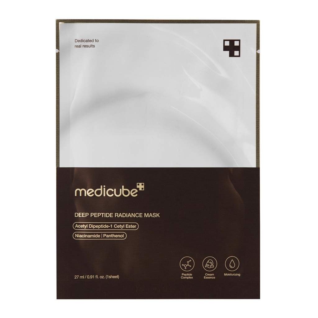 [8800240576585] Quad Peptide Sheet Mask – Deep Hydration & Elasticity Boost