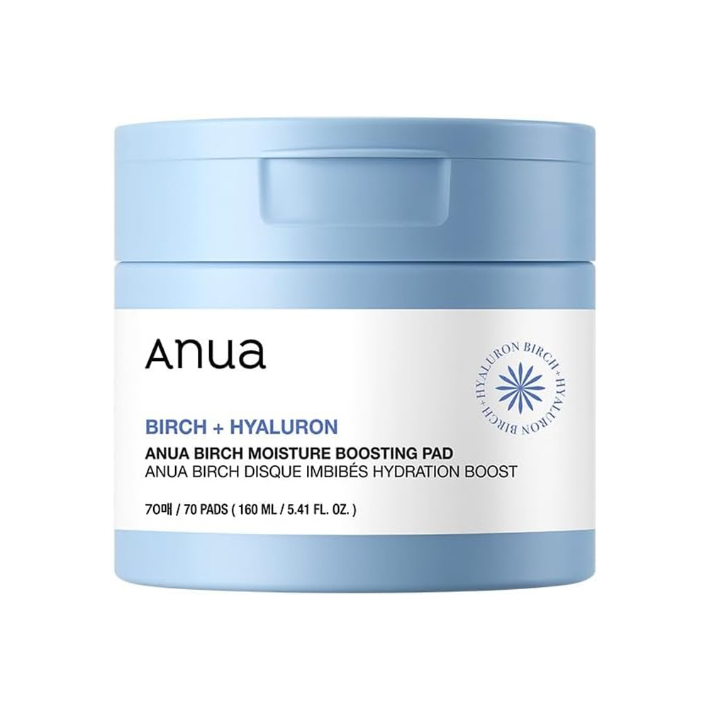 [8809640732188] Anua Birch Moisture Boost Pads – 160 ml, 70 pcs