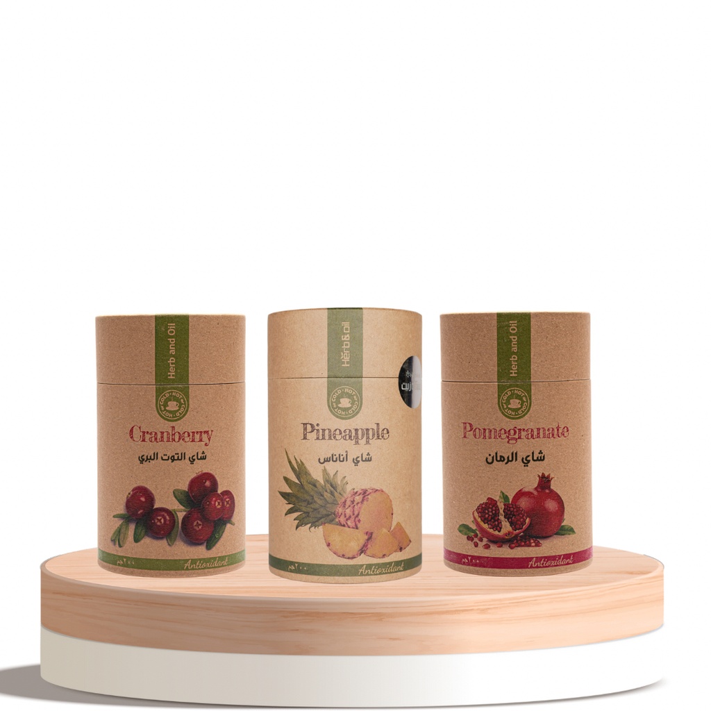 Herb & Oil Mixed Tea Set – 3 Flavors Collection