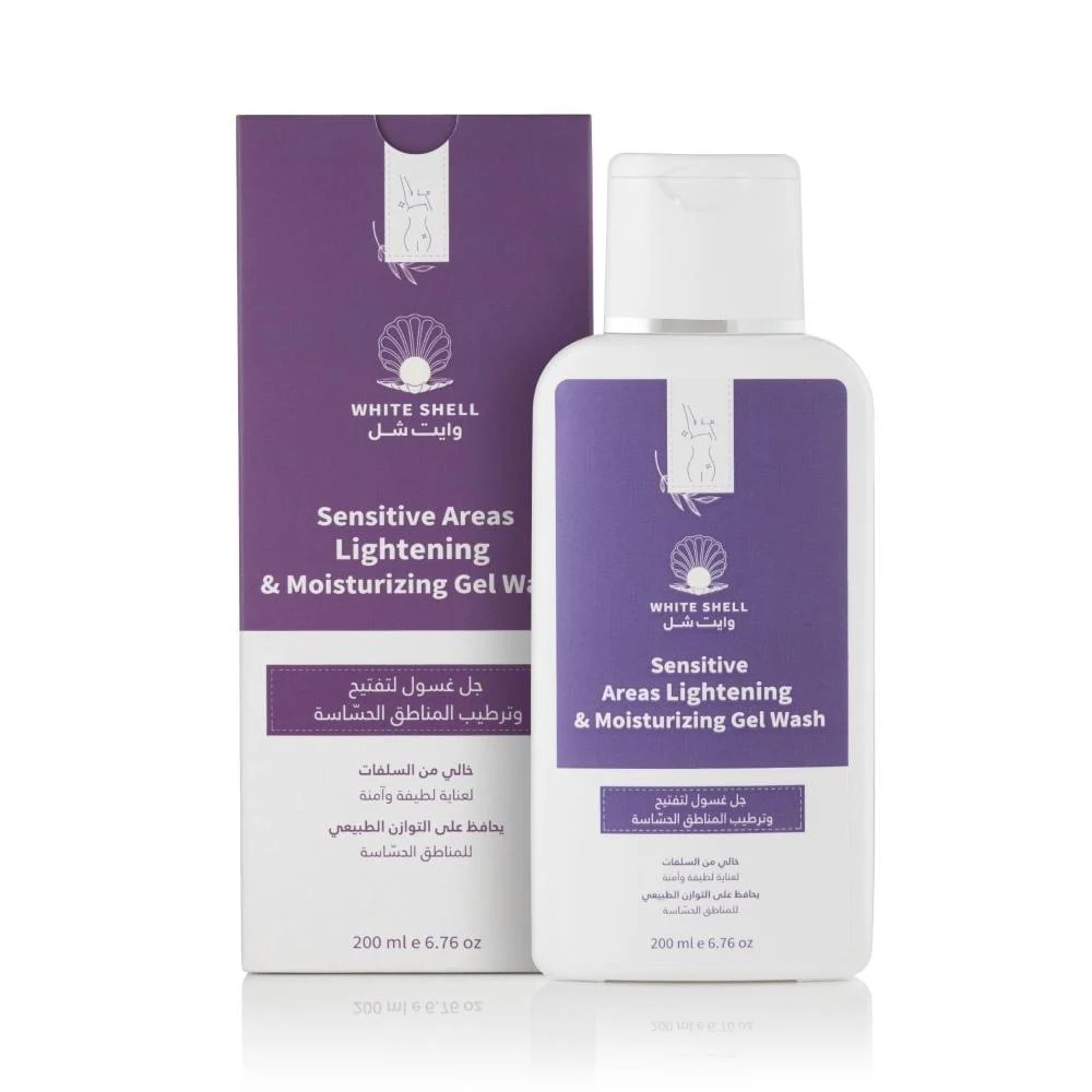 [6253346819742] White Shell Intimate Care Gel Cleanser – Brightening & Moisturizing – 200ml