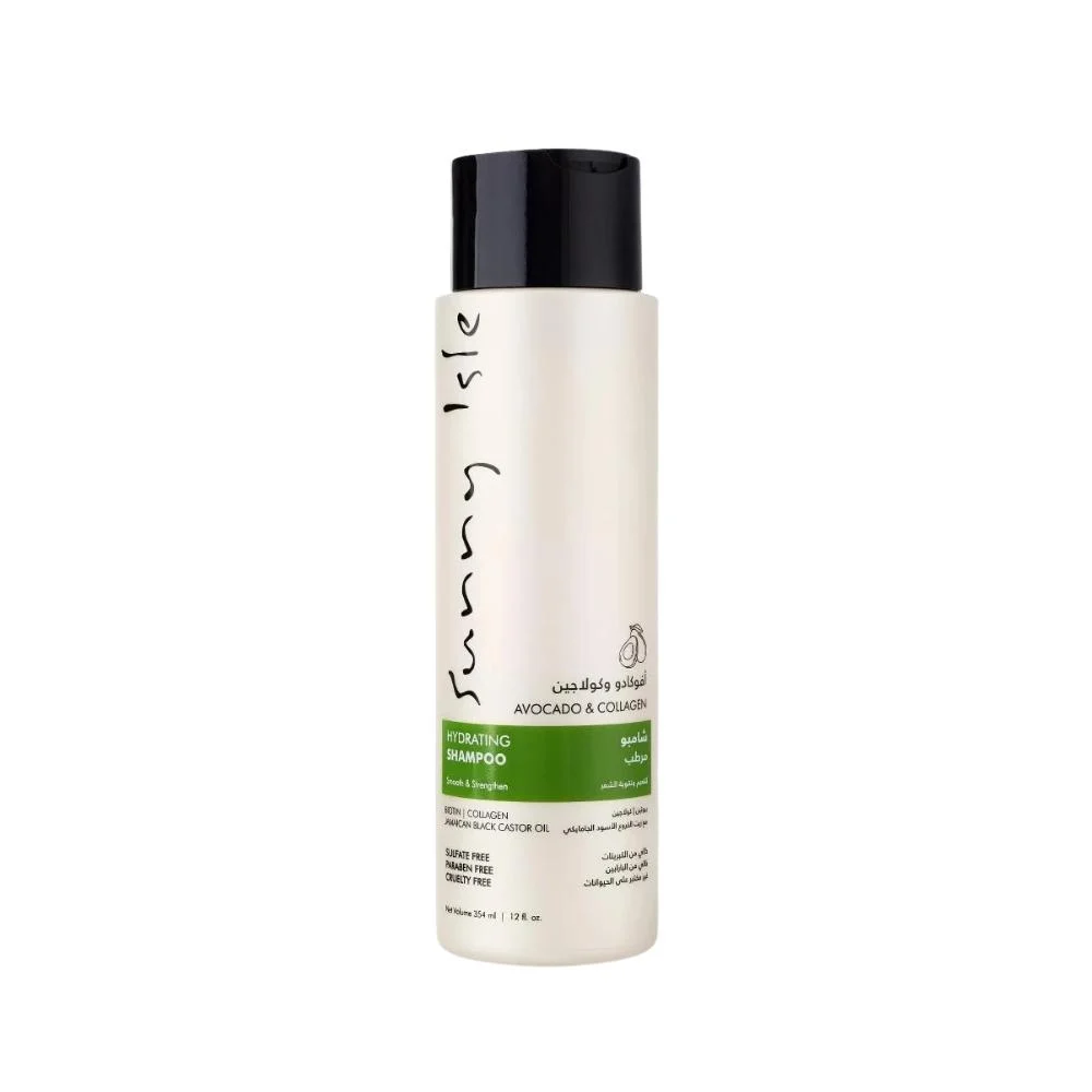 Avocado and Collagen Moisturizing Shampoo - Sunny Isle - 354 ml