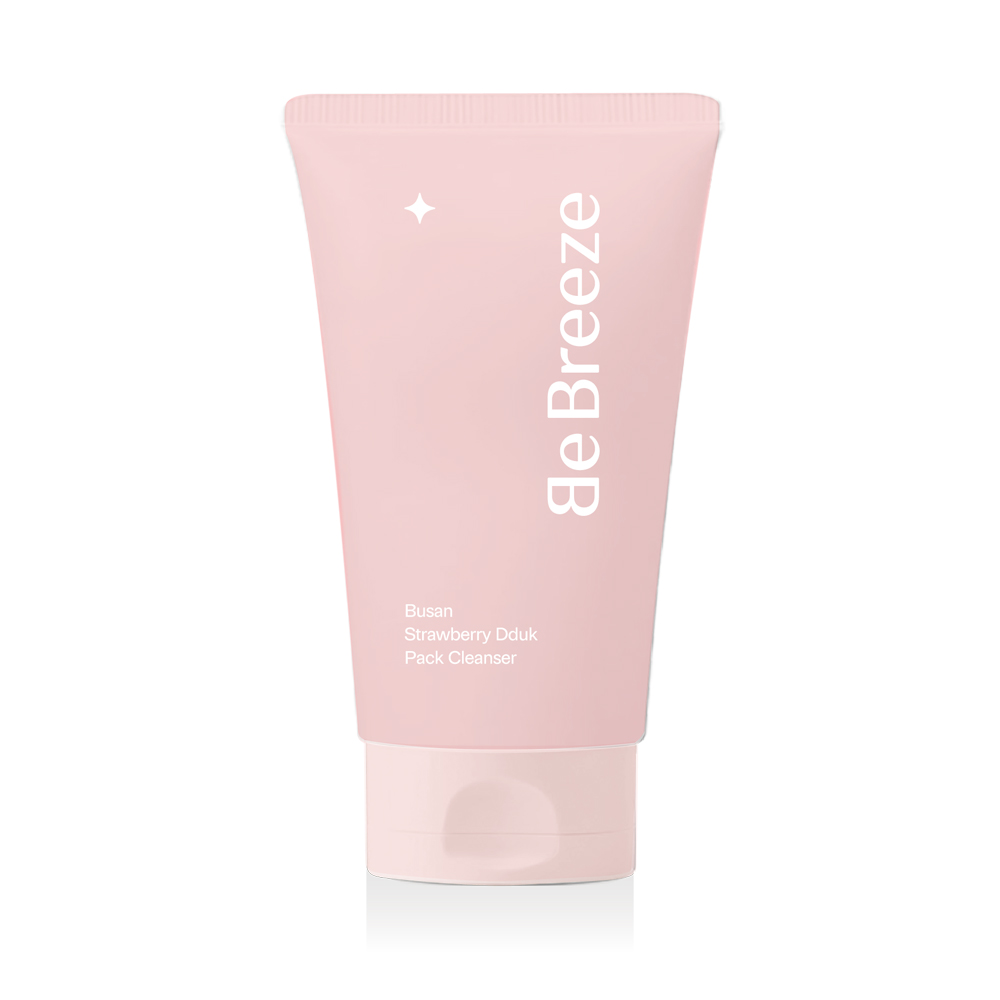 Korean Strawberry Face Wash for Purifying and Brightening Skin with PDRN Technology - by Be Breeze 120g