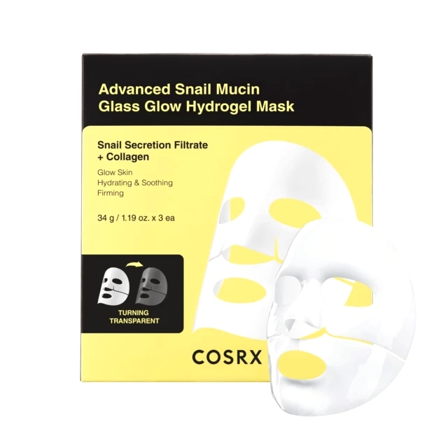 COSRX Advanced Snail Mucin Glass Glow Hydrogel Mask