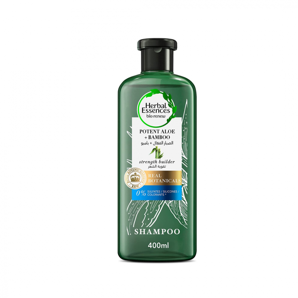 Herbal Essences Potent Aloe and Bamboo Strengthening Shampoo - 400 ml