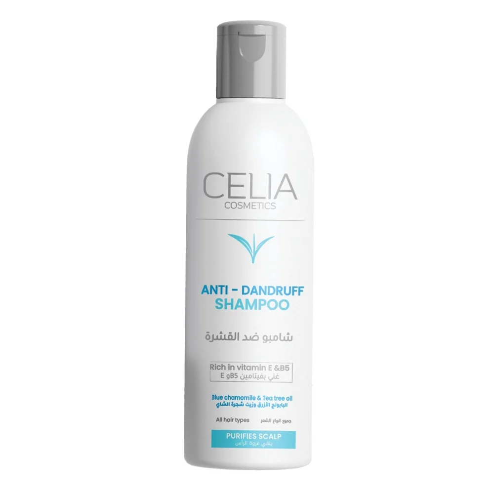 Celia Anti-Dandruff Shampoo with Blue Chamomile & Tea Tree Oil