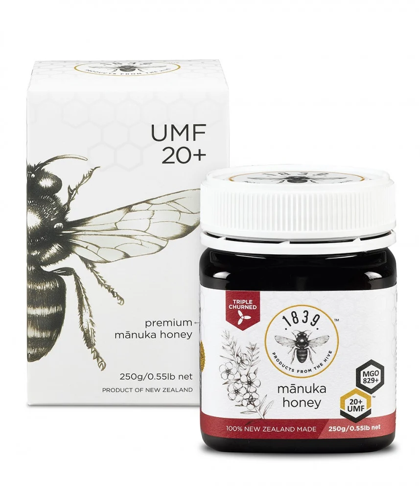 Ultra-Premium New Zealand Monofloral Manuka Honey UMF 20+ / MGO 829+ (250 g)